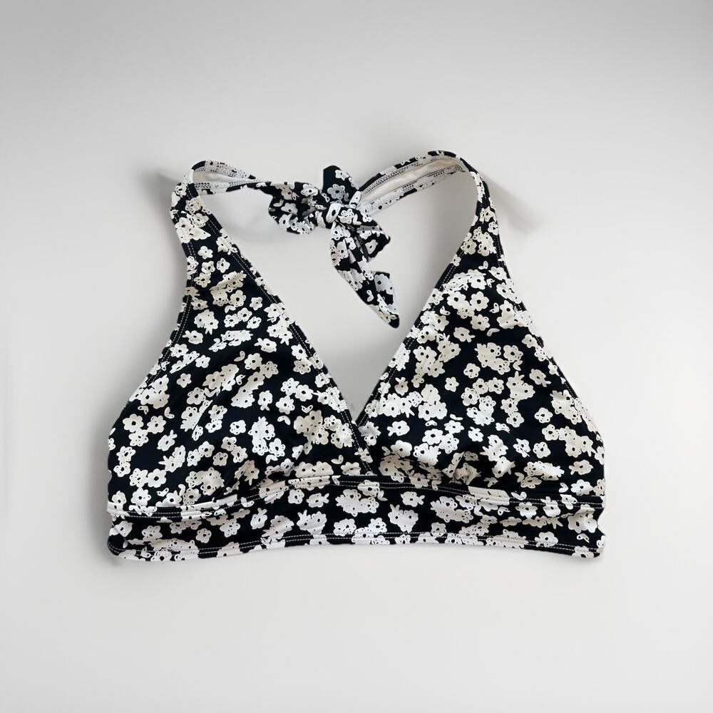 Halter Bikini Top Women's Large Anne Cole Beautiful Bunches Printed Swimwear